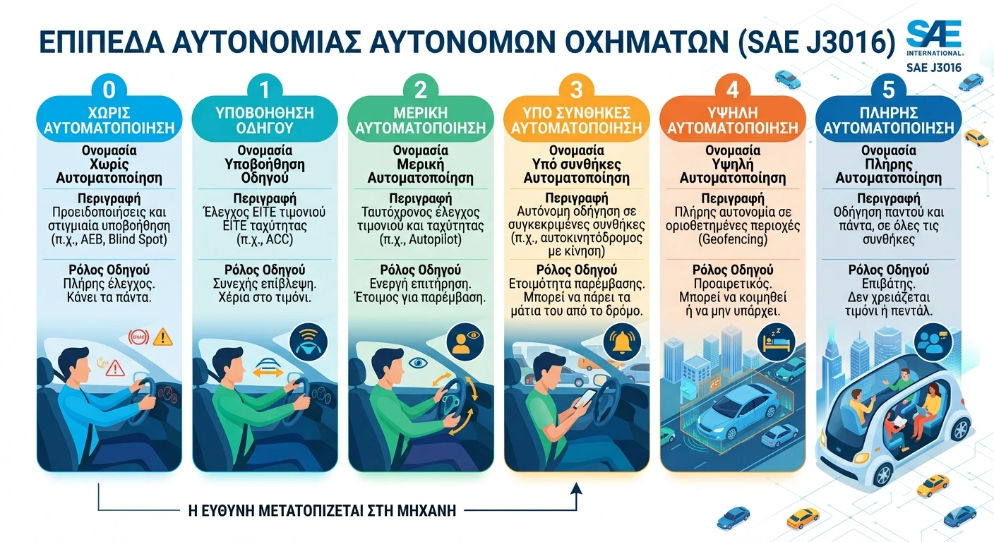 Νομική ευθύνη οδηγού και αυτόνομα οχήματα με τεχνητή νοημοσύνη